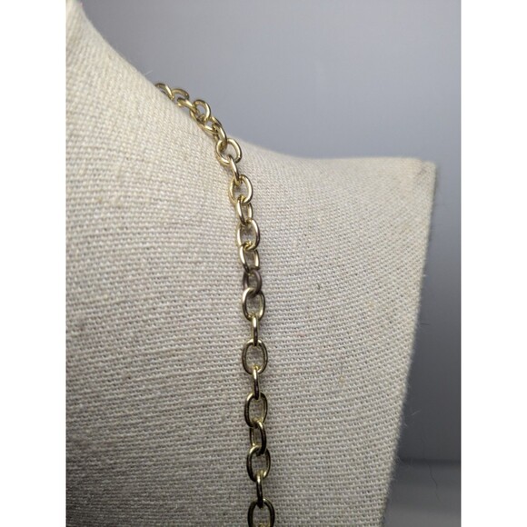 Large Statement Floral Colorful Necklace - Picture 5 of 6